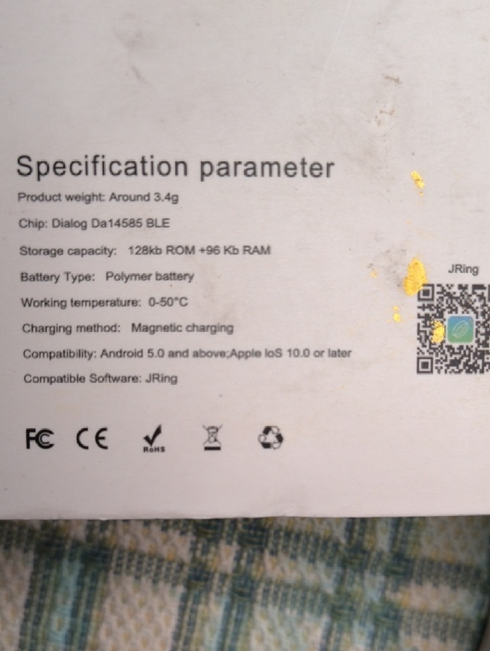 Smart Ring LED Display - Black - Picture 2 of 10